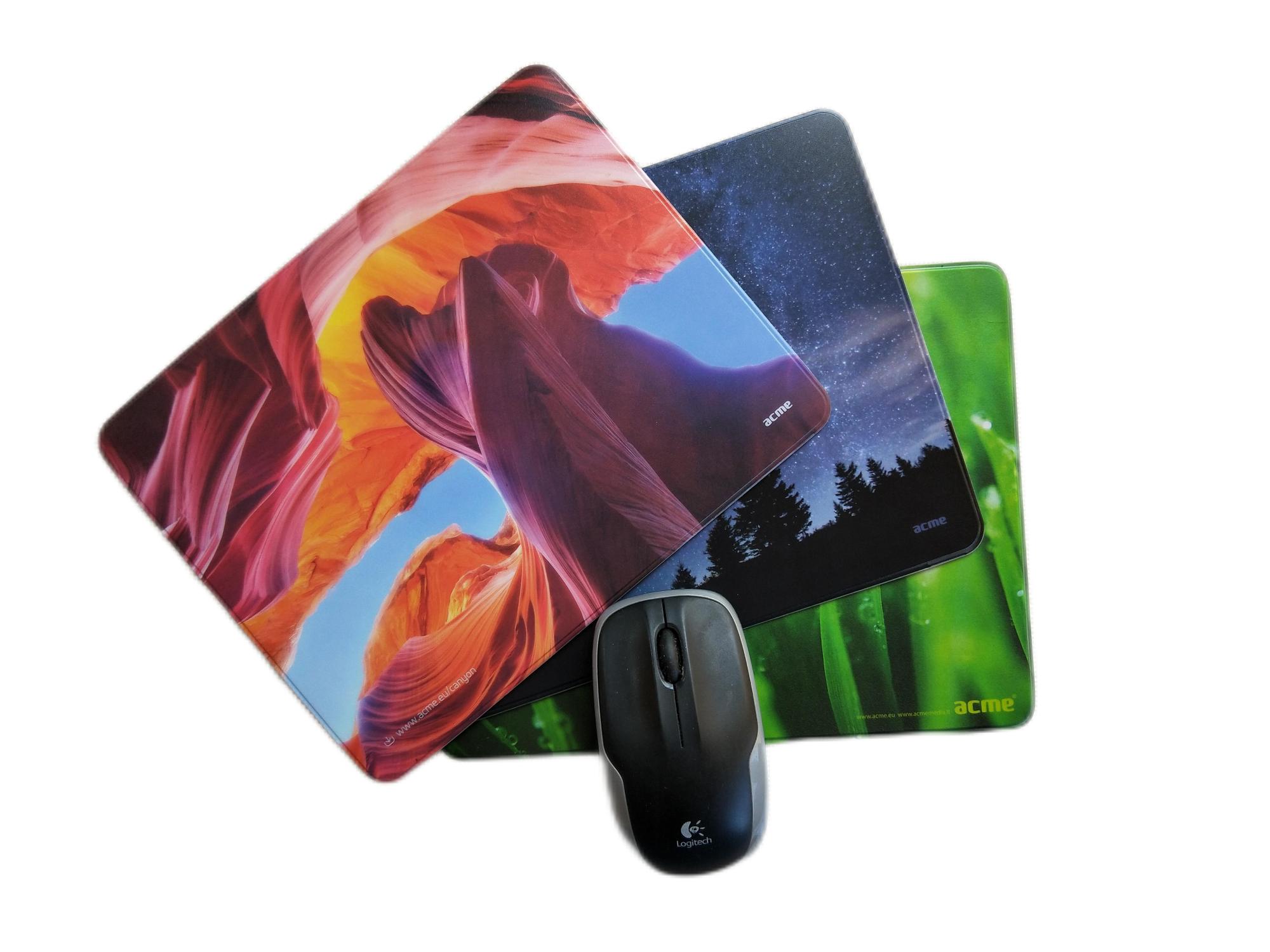 Welded mouse pads hard top mouse pads