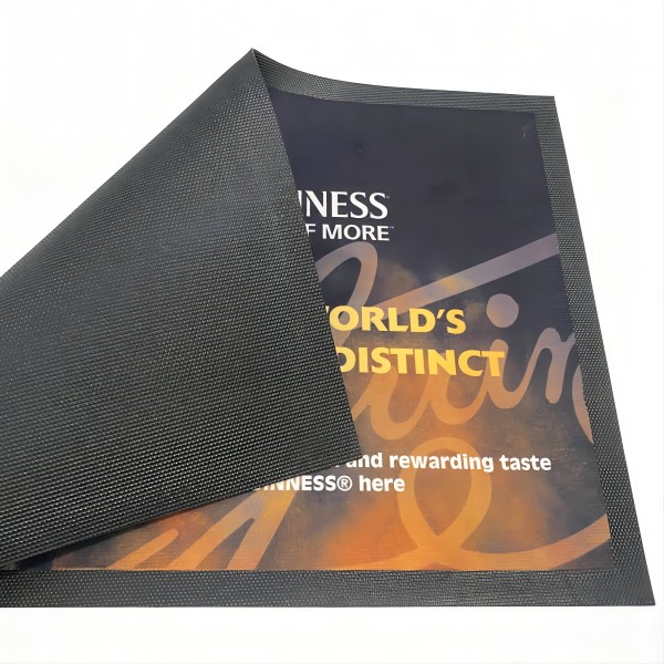 Personalized rubber bar spill mats