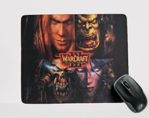 It is a picture for gaming micro-woven cloth mouse pad
