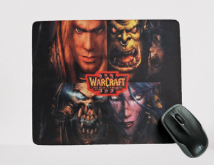 It is a picture for gaming micro-woven cloth mouse pad