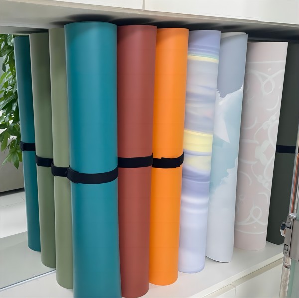 Natural Rubber Yoga Mat with PU Top